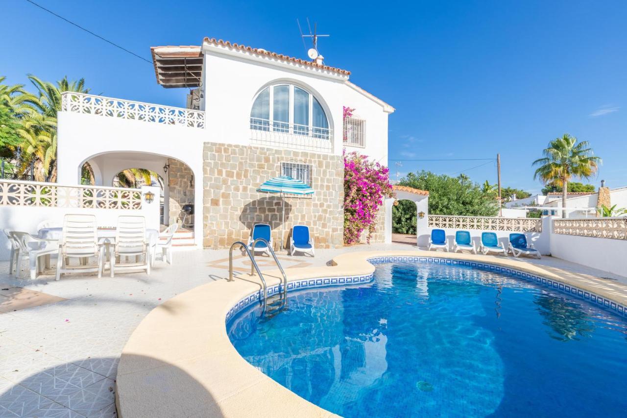 Villa W Pool Seaview In Cometa Calp Dış mekan fotoğraf