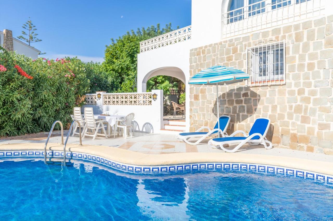 Villa W Pool Seaview In Cometa Calp Dış mekan fotoğraf