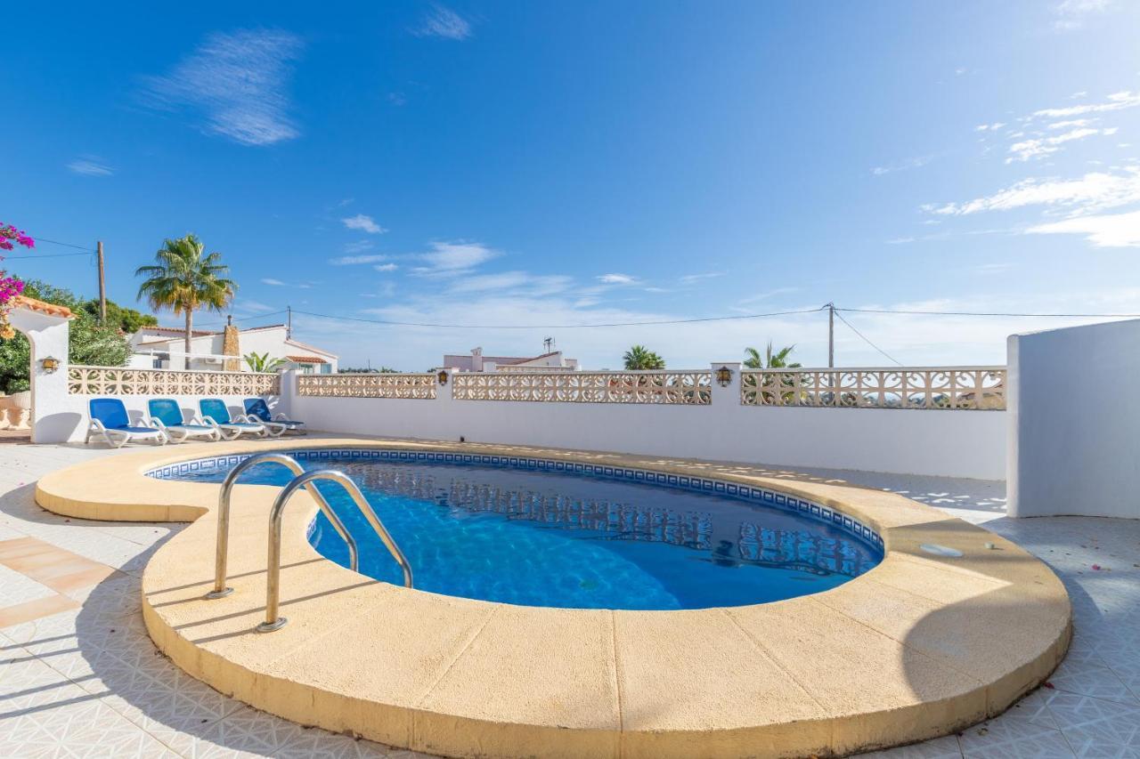 Villa W Pool Seaview In Cometa Calp Dış mekan fotoğraf