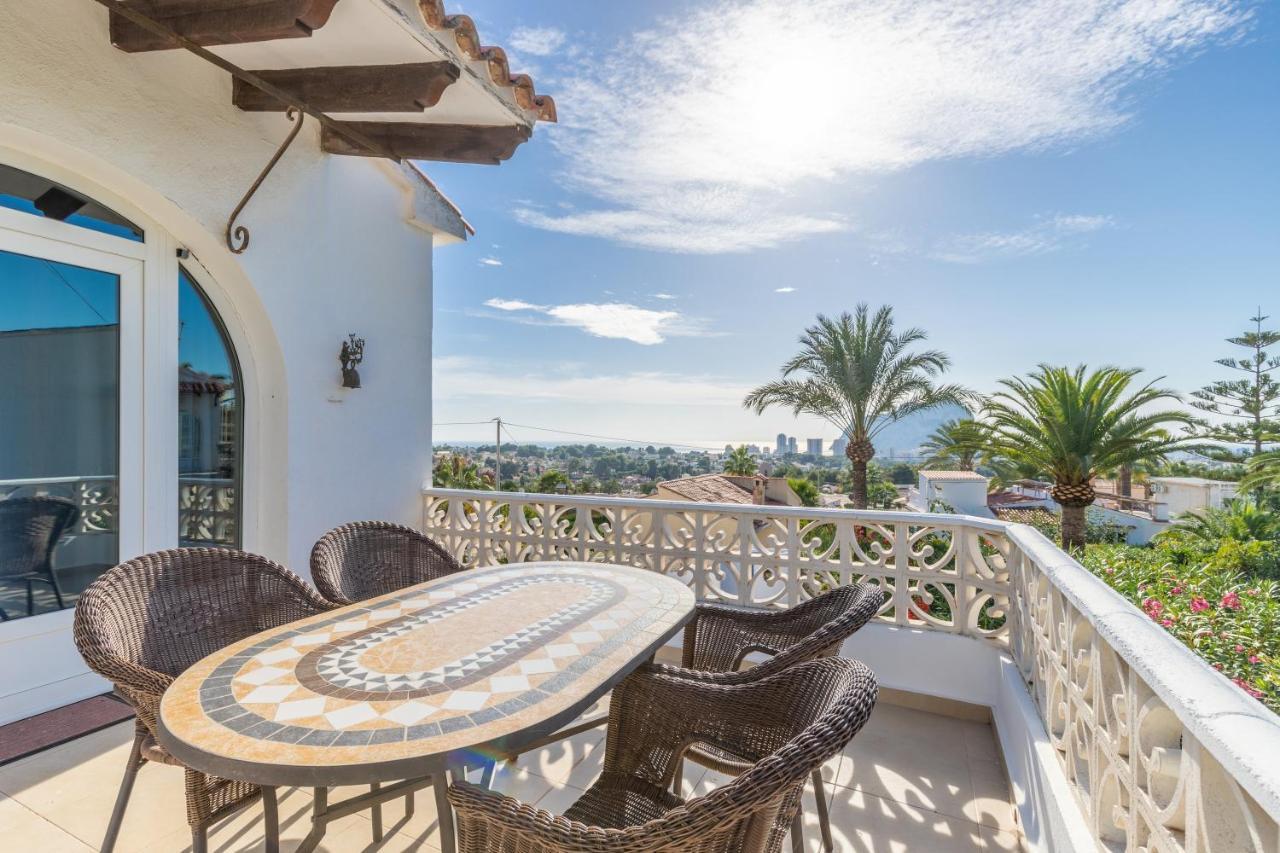 Villa W Pool Seaview In Cometa Calp Dış mekan fotoğraf
