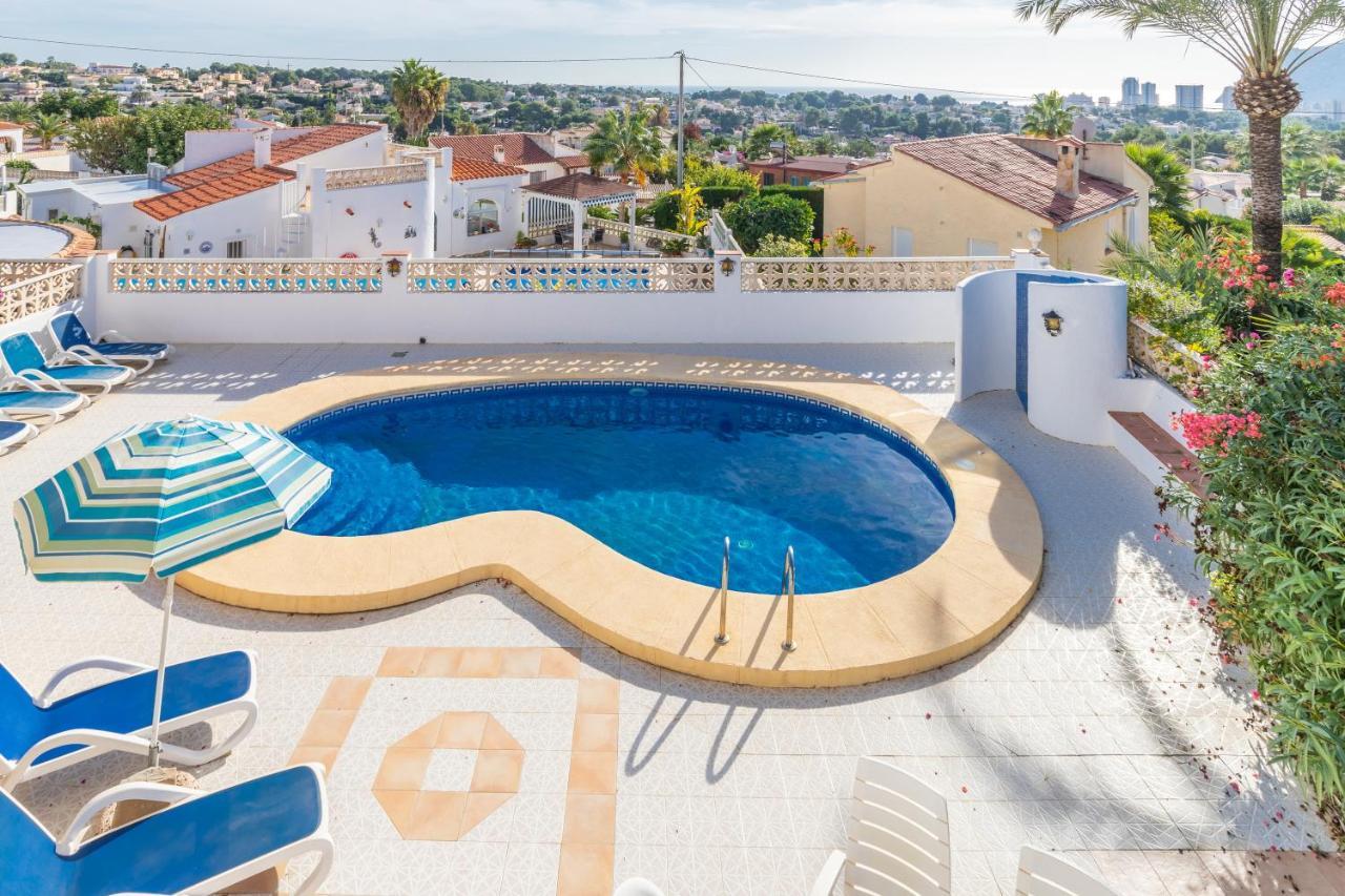Villa W Pool Seaview In Cometa Calp Dış mekan fotoğraf