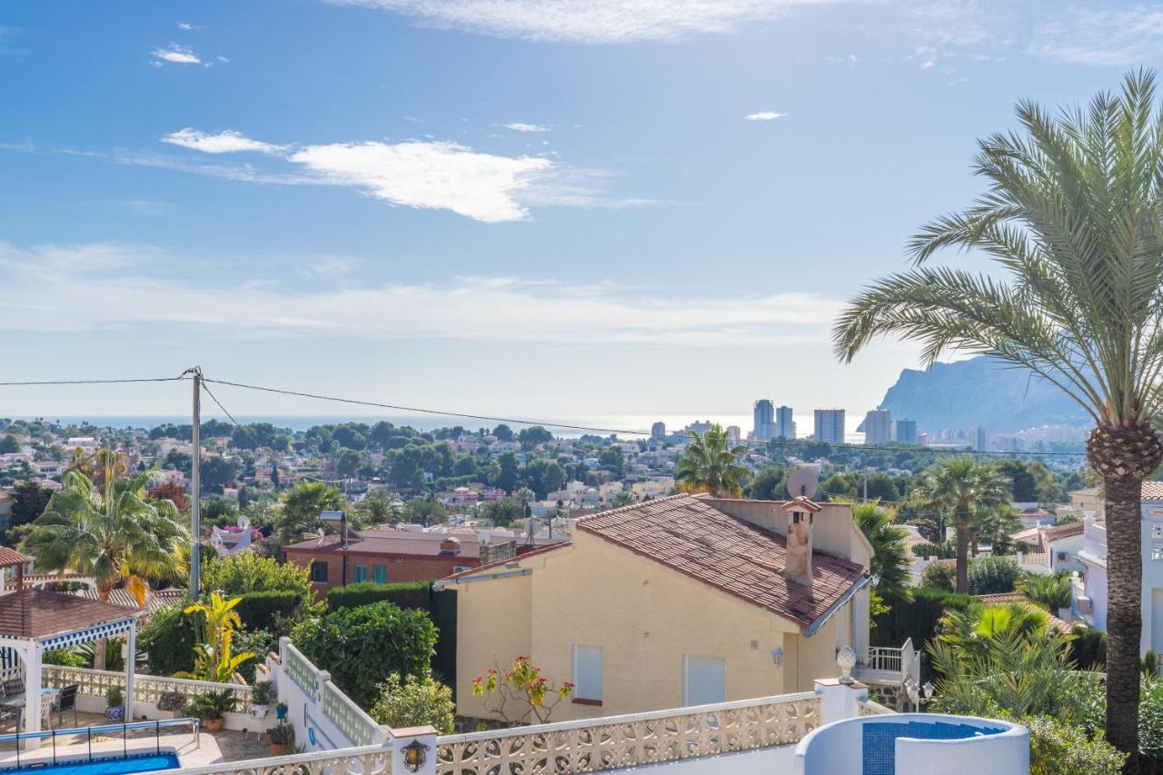 Villa W Pool Seaview In Cometa Calp Dış mekan fotoğraf